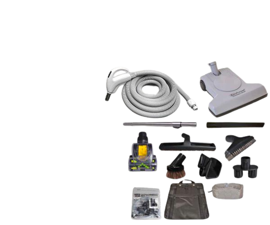 1 Titan Vacuum Part 06-4920-60 / Central Vac Kit T7, Prime, 30FT Low Voltagehose, W / T2, Central Vac