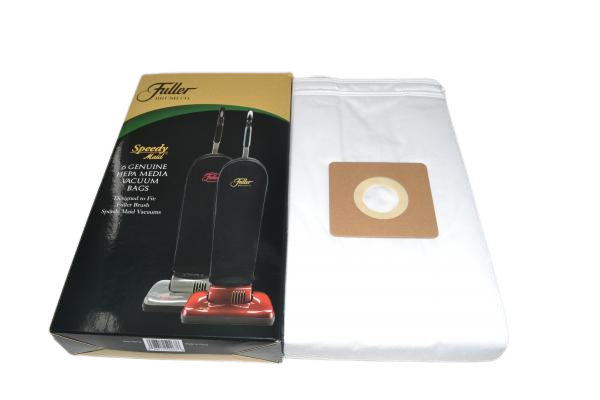 6 Fuller Brush Vacuum Brushes FSH-6 / Paper Bags, 6PK, Allergen Cloth