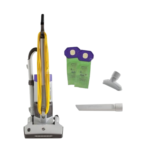1 Proteam PROGEN 15 Commercial UPRIGHT, W / TOOLS, GRAY50FT CORD, HEPA FILTRATION Vacuum Part 107330 Upright HEPA Filtration