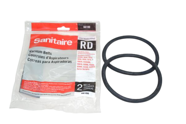 2 Eureka, Sanitaire Vacuum Belts 66100 Upright / Sanitaire, 2PK
