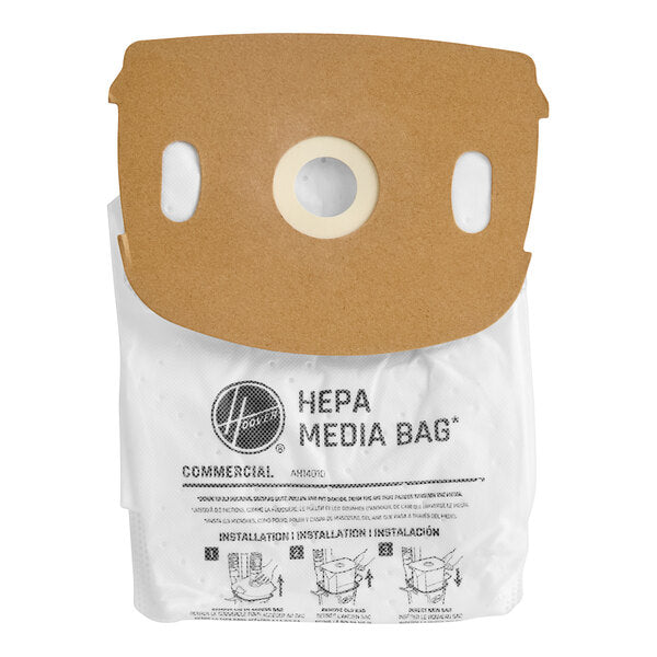 10 Hoover Vacuum Part AH14010 Backpack / Paper Bags CH90600V, 10PK Cordfree