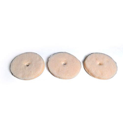 3 Electrolux / Aerus Vacuum Part Add to Favorites / 3 / Set Lambswool Pads W / Snaps / To Fit Lux Pol / Shamp