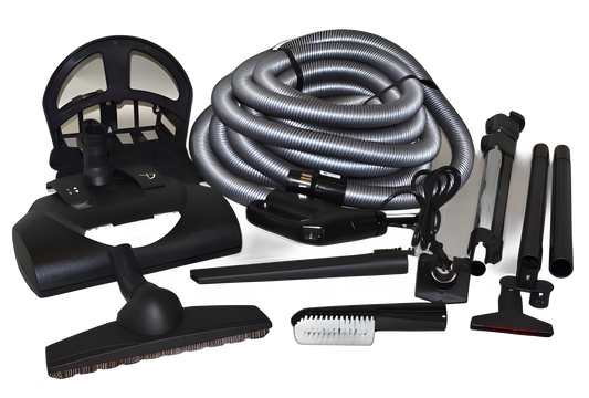 1 Fit All, Central Vac Vacuum Part 07-4990-07 / Ultimate Central Vac Kit, 30FT, W / Pigtail, Ebk 360 P / Nplain Box, V Kit, Central Vac