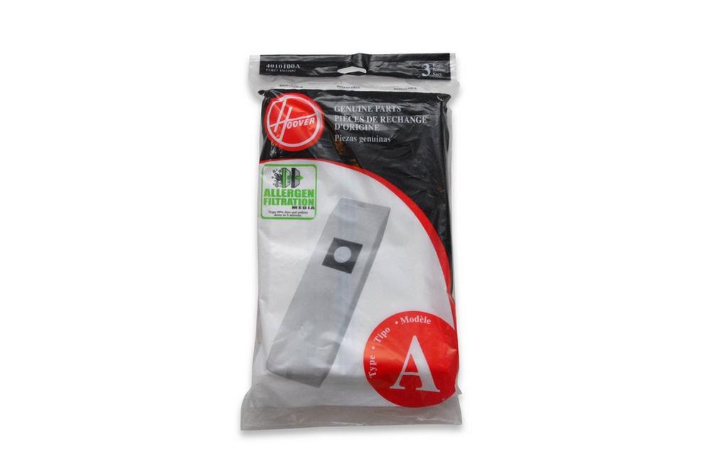 3 Hoover Vacuum Filters 4010100A Micro Allergen Filtration / Paper Bags, A, 3PK, Micro 3