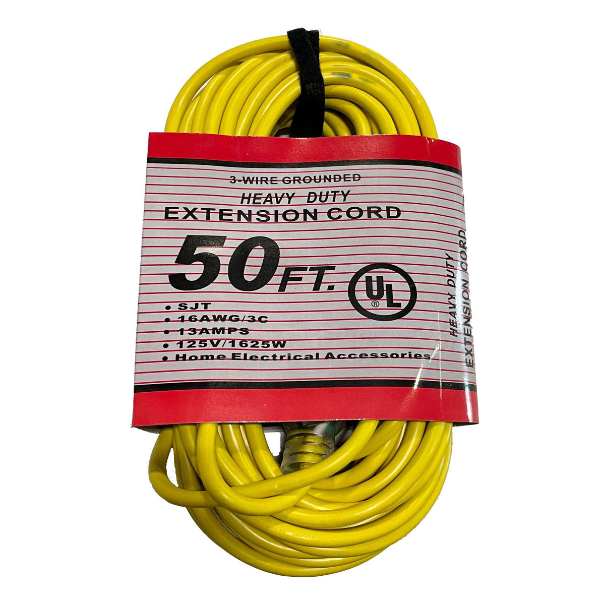1 Fit All, Commercial Vacuum Part 14-5411-06 Commercial / Extension CORD-50ft, 16 / 3, Yellowlighted Ends