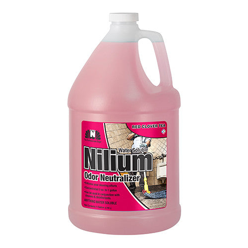 1 Nilodor Vacuum Part 128WST / Deodorizer, 128oz, Red Clover Tea, Watersoluble Concentrate