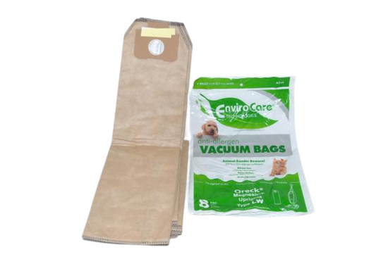 8 Oreck Vacuum Part A714 / Paper Bags Lw, Magnesium, 8PK, Allergen