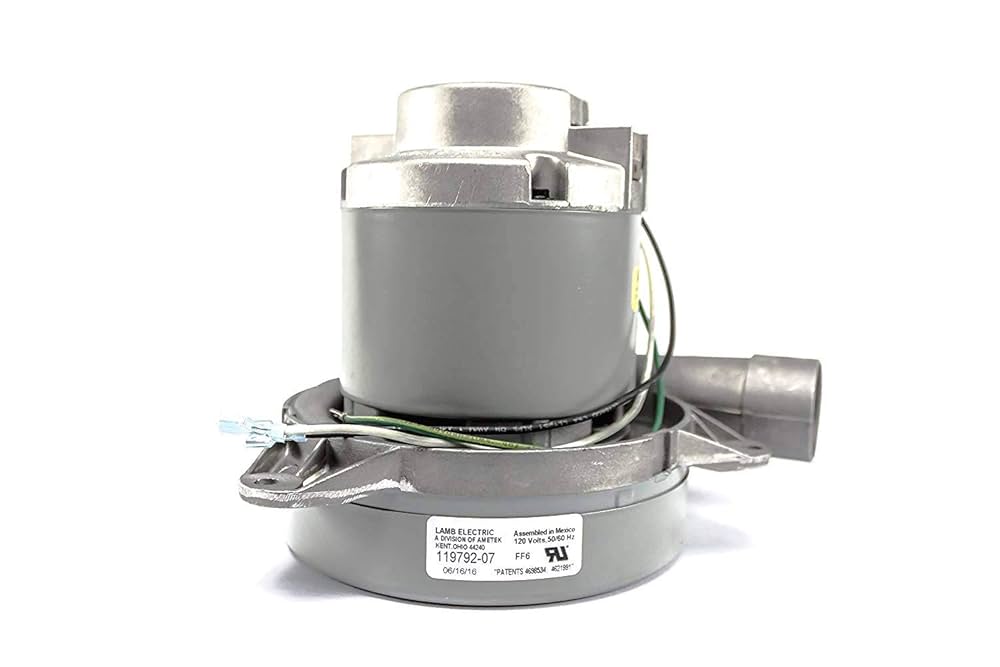 1 Ametek Vacuum Part 119792-07 / Motor, Lamb 120 Volt, 2 Stage, Tangenital