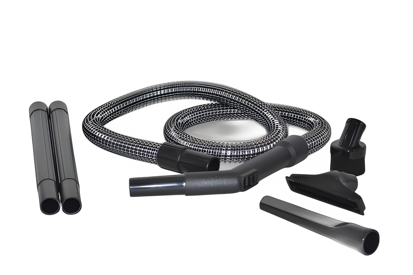 1 Fit All, Residential Vacuum Hose 32-4905-67 / Panasonic (Black) 6PC Attach Setwire, 6FT, Panasonic