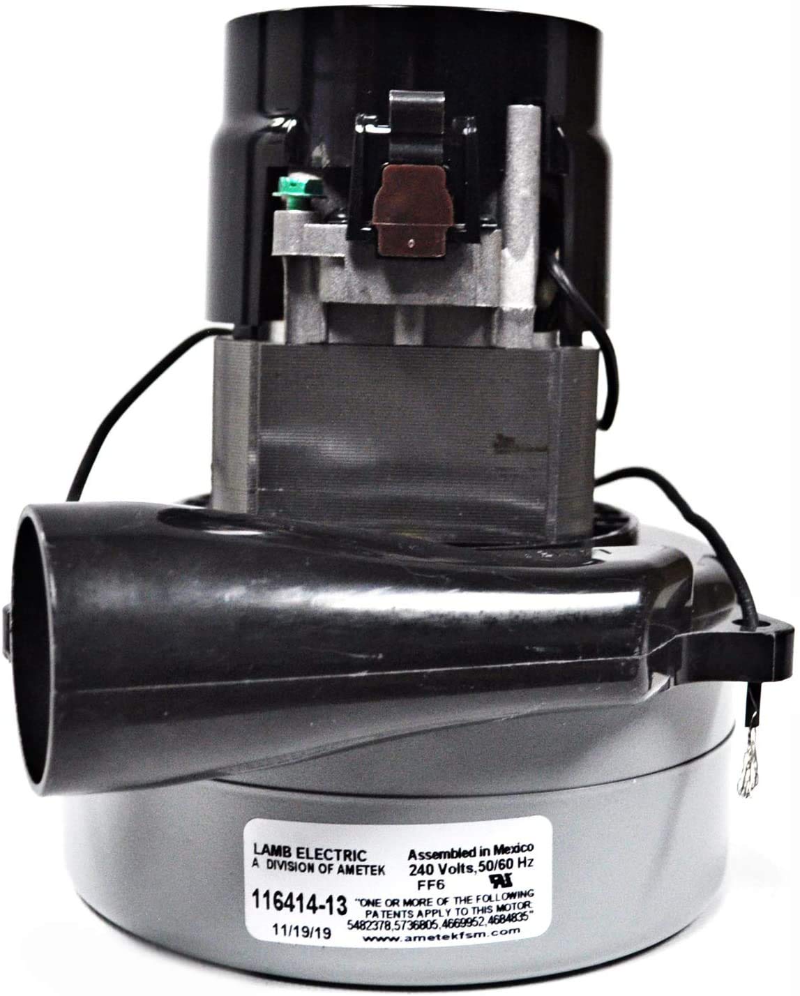 1 Ametek Vacuum Part 116414-13 / Motor Lamb 240 Volt, 2 Stage, 5., W / Horn