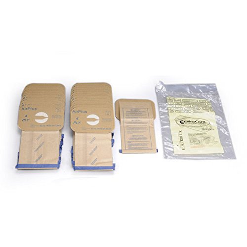 26 Electrolux / Aerus Vacuum Part Remove from Favorites / Paper Bags, C, 26PK, 4 Ply, Tank, Repl by EnviroCare