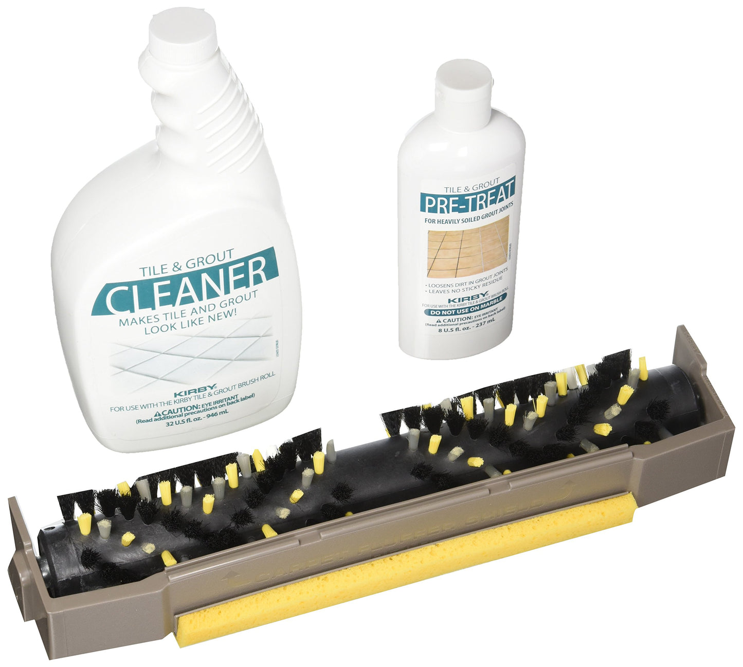 1 Kirby Shampoo / Chemical 237113G / Tile, Grout Kit, Gen 3 Sentria 2, Contains 1 Treat, Tile / Cleaner, Brush Roll, Sponge