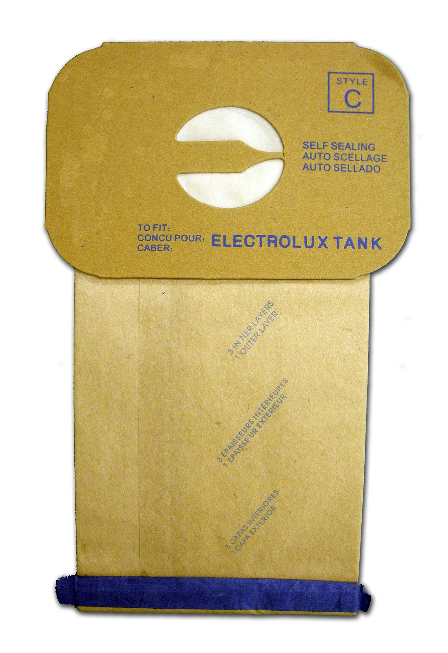 12 Electrolux / Aerus Vacuum Part Add to Favorites / Paper Bags, C, 12PK, 4 Ply, Tank, Repl by EnviroCare