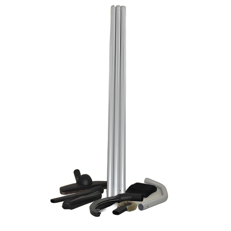 1 Wessel Werks 47" 47" Vacuum Brush 99.1223-002 / Aerovac Overhead Cleaning Kit Fitall Residential (3)Alum Wand, F / T, Db, Fan, Cob Web
