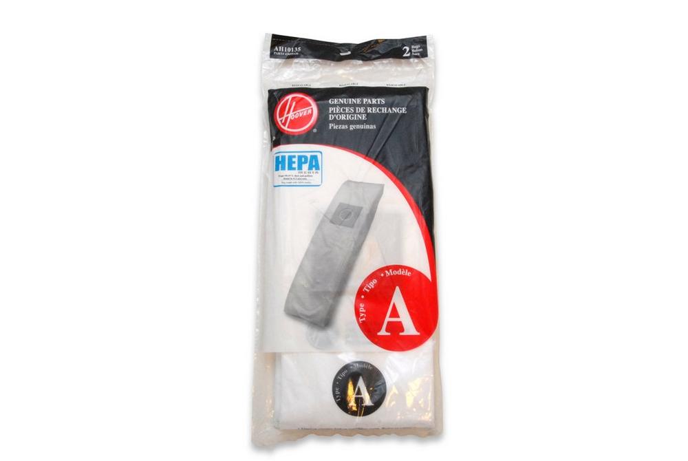 2 Hoover Vacuum Part AH10135 HEPA Filtration / Paper Bags, A, 2PK