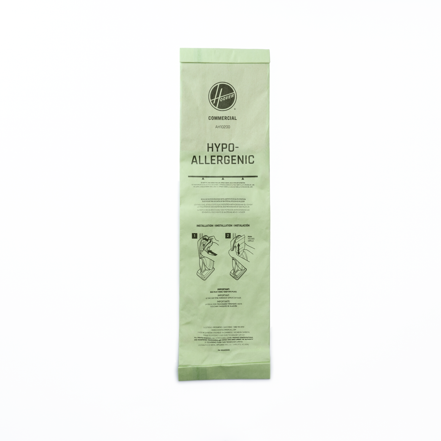 10 Hoover Vacuum Part AH10200 / Paper Bags Primelite, 10PK, CH50200, CH50300
