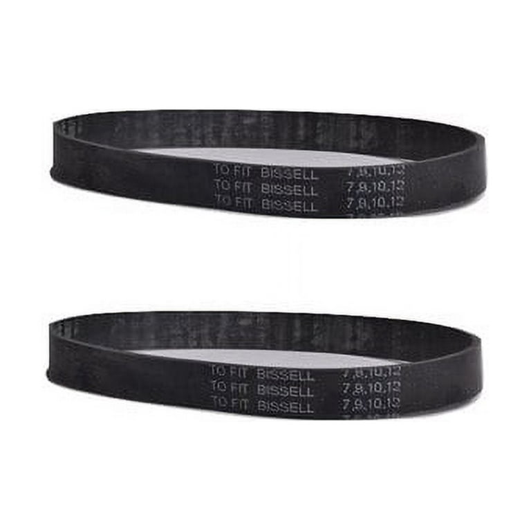 2 Bissell Vacuum Belts 18-3111-00 / Style 7, 9, 10, 12, 14, Upr, 2PK, Everclean