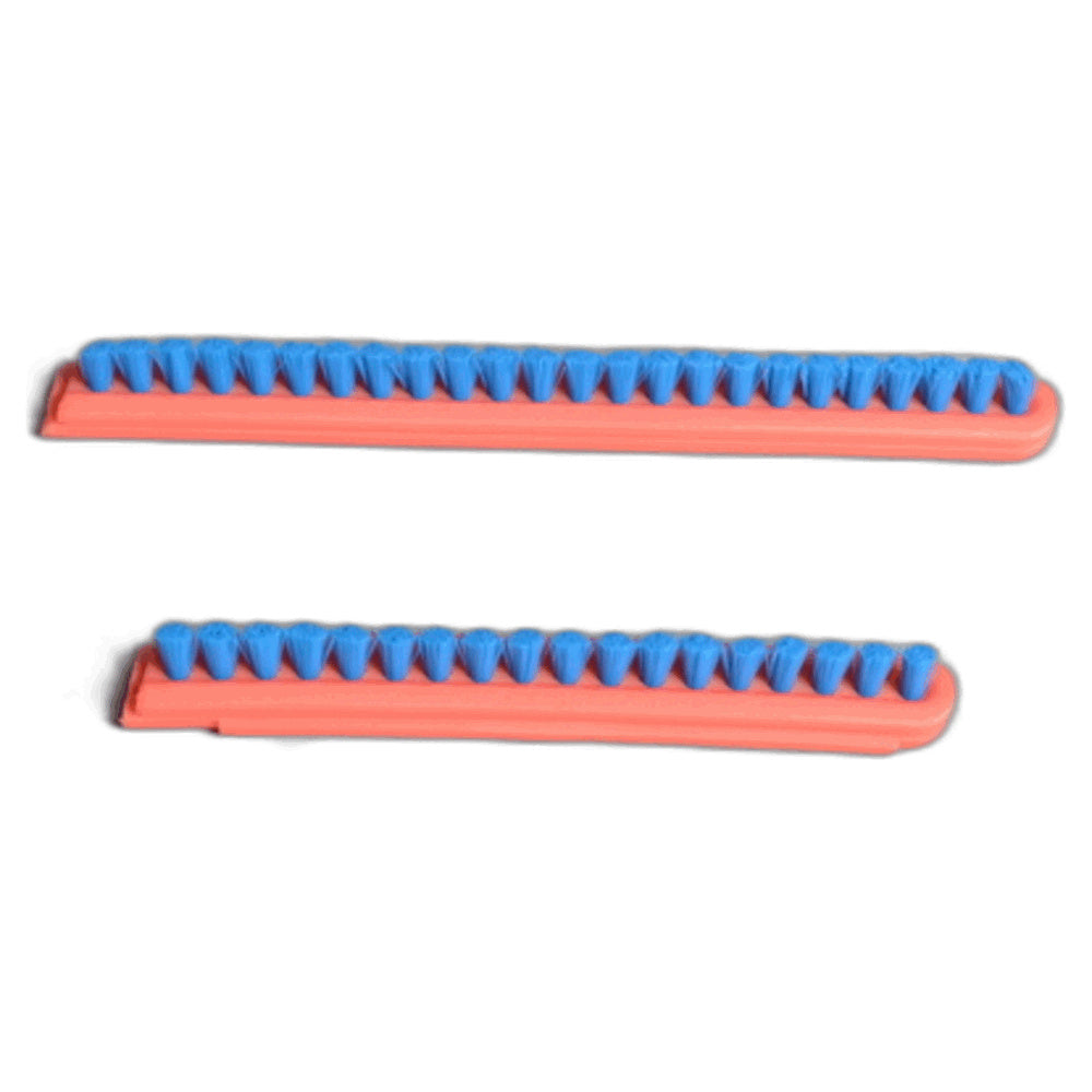 1 Eureka, Sanitaire 12" 12" Vacuum Brush 52282A4 / Inserts, Vgii, Orange With Blue Bristles, Sanitaire