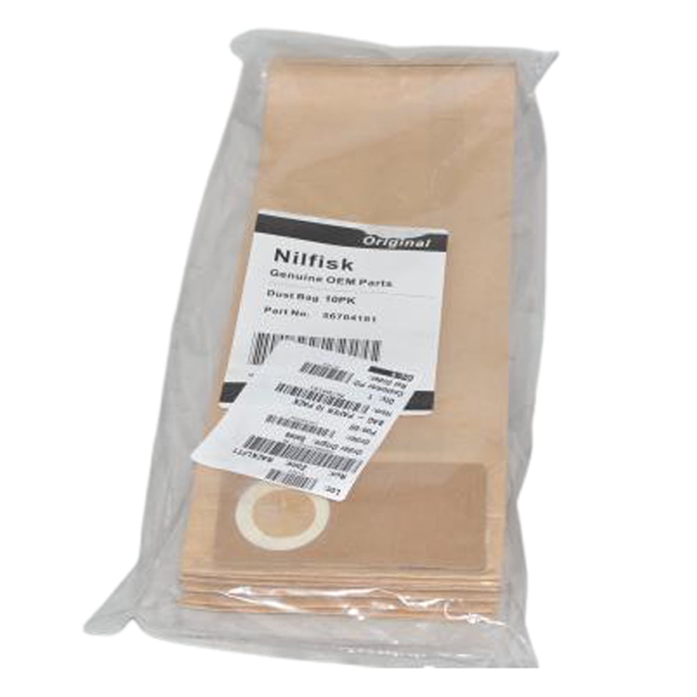 10 Clarke Vacuum Part 56704181 Upright / Paper BAGS-10 / Advance Advac 14 Xp Vac, Advance