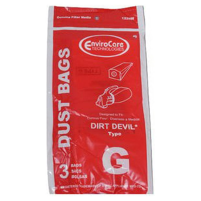 3 Dirt Devil Vacuum Part 122SW / Paper Bags Royal, G, 3PK, Hand Vac, Env, Repl, Royal