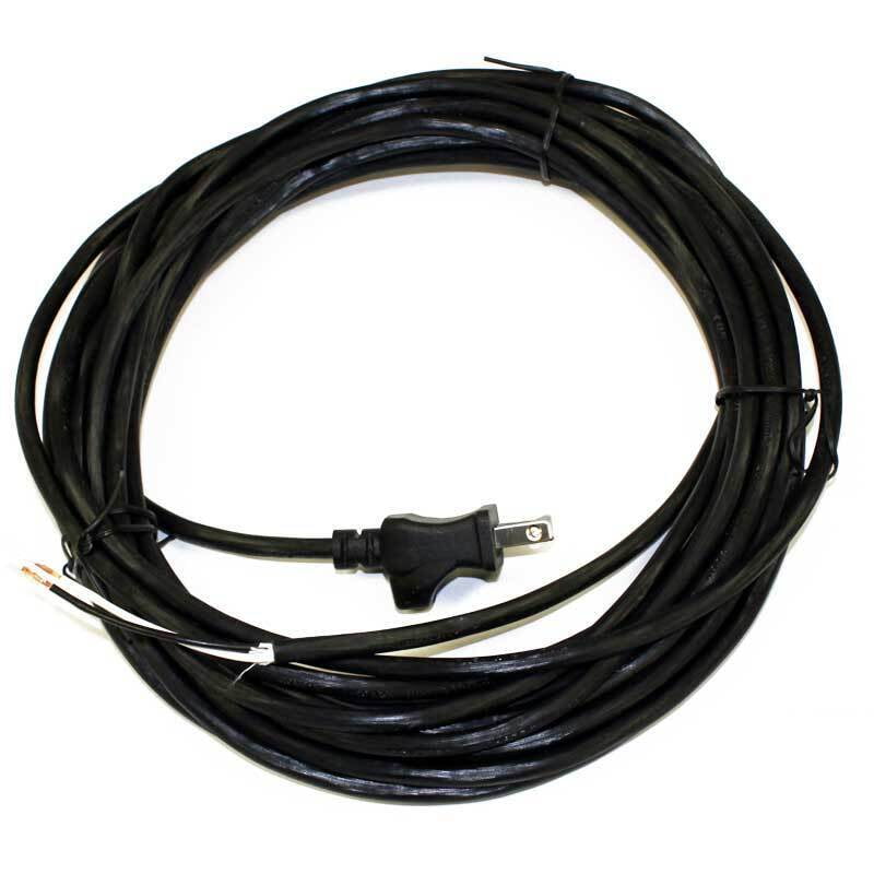 1 Fit All, Residential Vacuum Part 32-5422-91 / Cord-30' 17-2 Black All W / Grip Male Plug