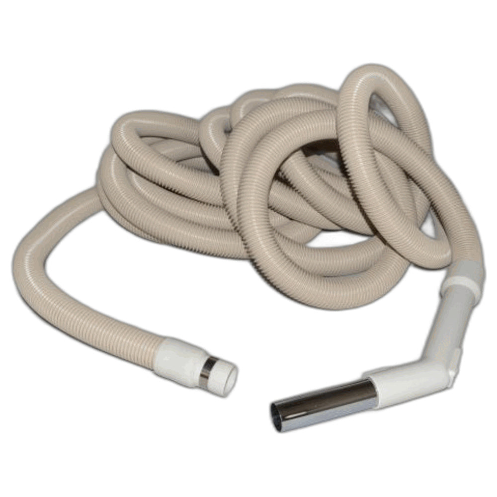 1 Fit All, Central Vac Vacuum Hose 06-1105-06 / COMPLETE-30FT, White, Central Vac, Crush Proof