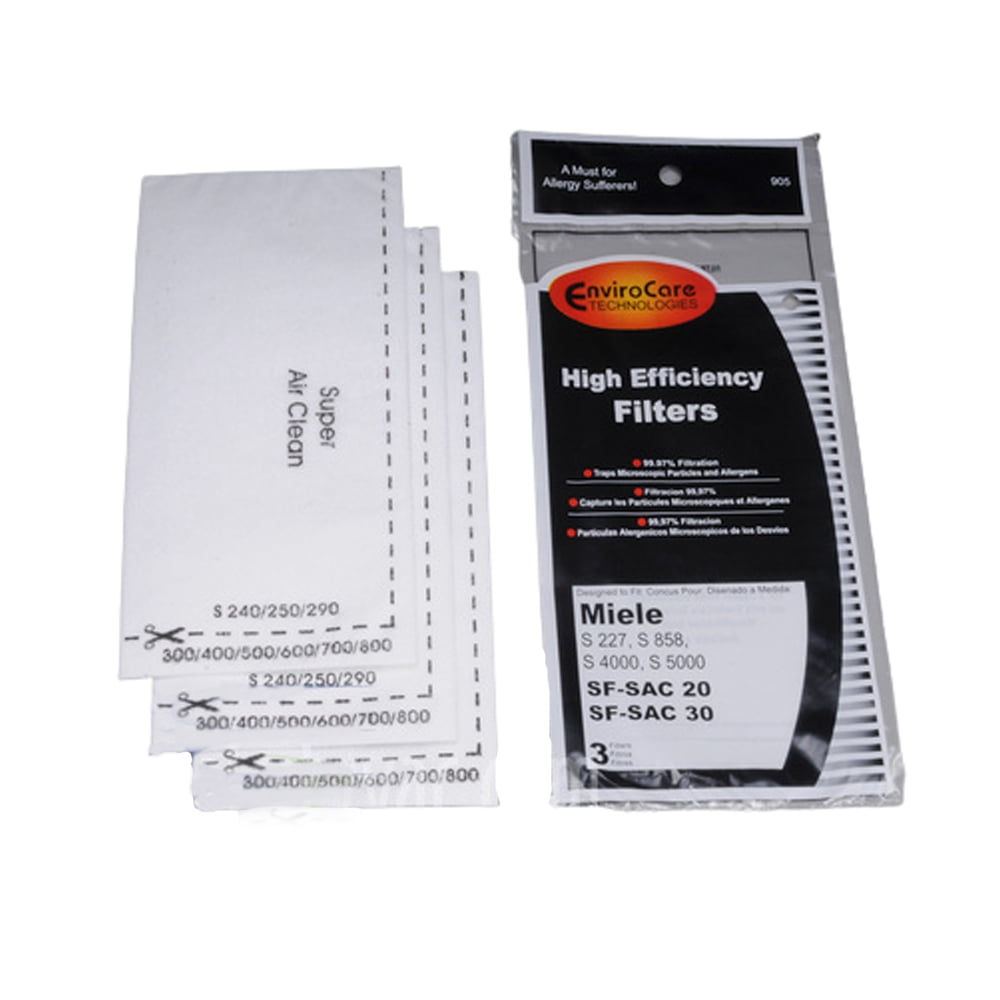 1 Miele Vacuum Filter 905 Canister / ''Secondary'' All Models (3pk