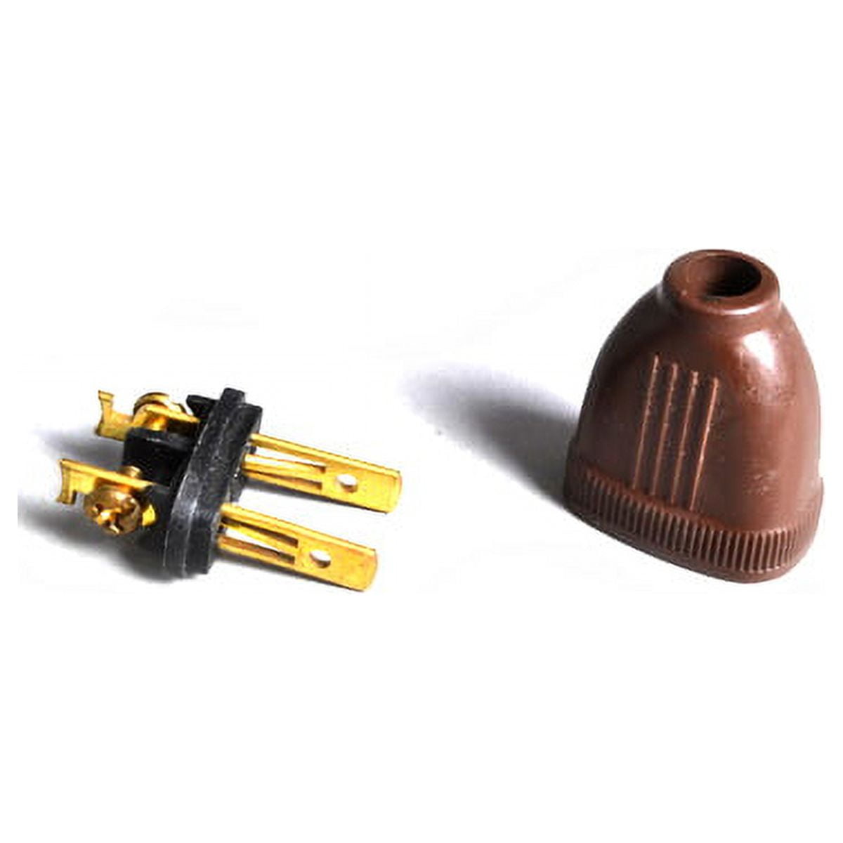 1 Fit All, Residential Vacuum Part 32-5602-73 / Male Grip Plug / Brown