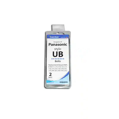 2 Everclean Vacuum Belts 60-3104-06 Upright / Panasonic Ub, 2PK, 5000 Series, Panasonic
