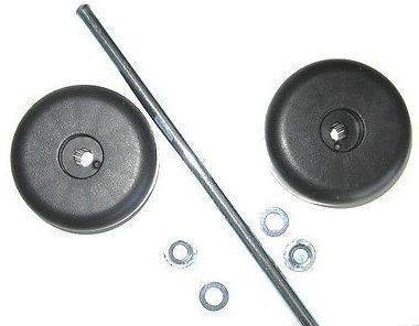 1 Eureka, Sanitaire Vacuum Part 60161 / Rear Axle / Wheels / Hdwr Kit Sanitiare 899