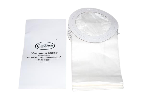 5 Oreck Vacuum Part ECC765 Canister / Paper Bags, Ironman, 5PK, Compact