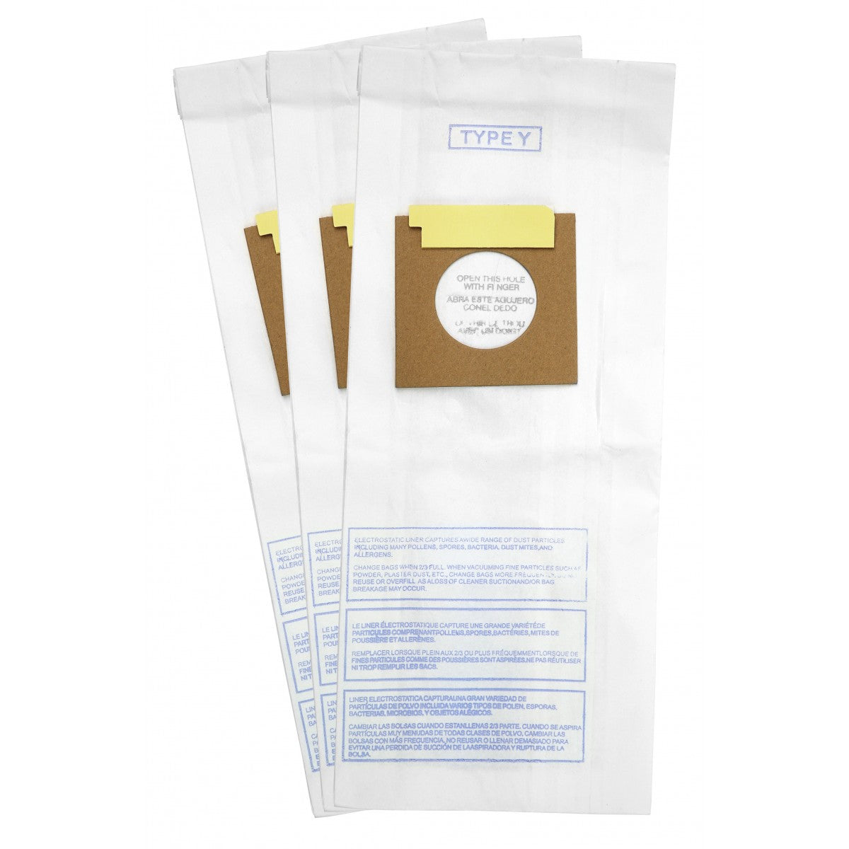3 Hoover Vacuum Part 856 Micro Allergen Filtration / Paper Bags, Y, 3PK, Micro by EnviroCare