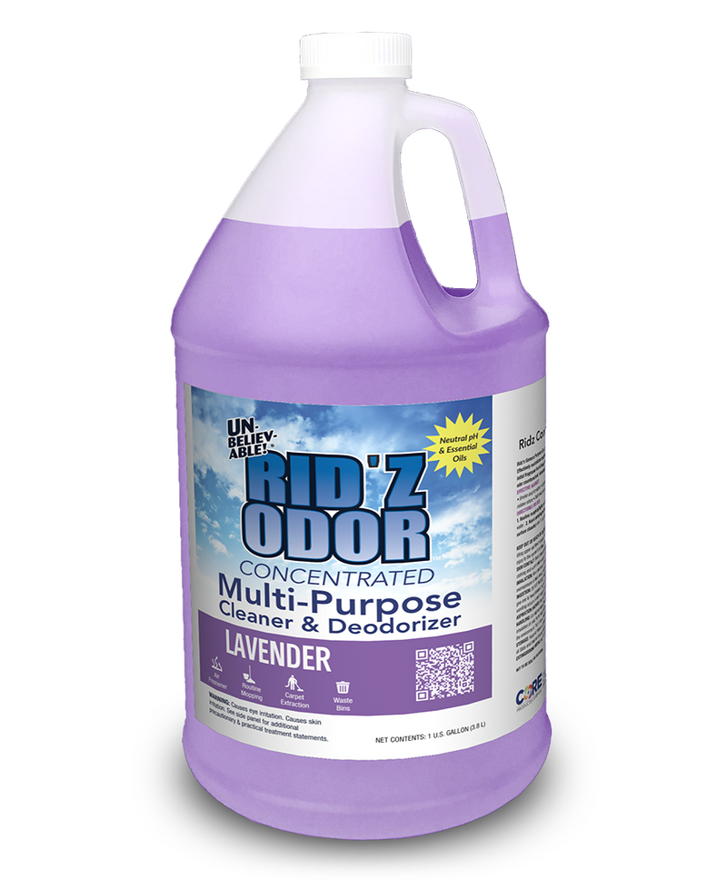 Core Vacuum Part UKO-655 / Rid'Z Odor Concentrate, Core, 128oz, Lavender