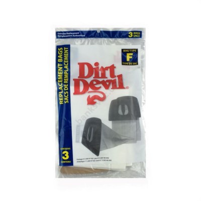 3 Dirt Devil Vacuum Part 3200147001 Canister / Paper Bags, F, Vac 3