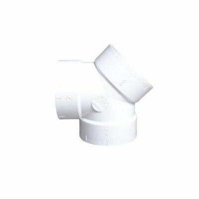 1 Canplas - Hayden Vacuum Part 762145 / 3-Way 45 Degree Coupling / Elbow / Double Wye