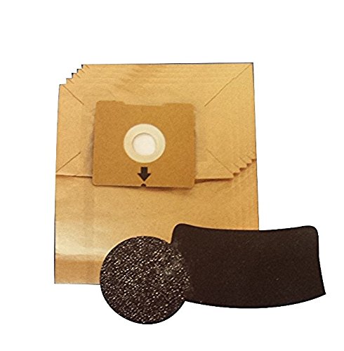 (5) Bissell Zing Cannister Vacuum Bags and (2) Filters Kit 4122 Series