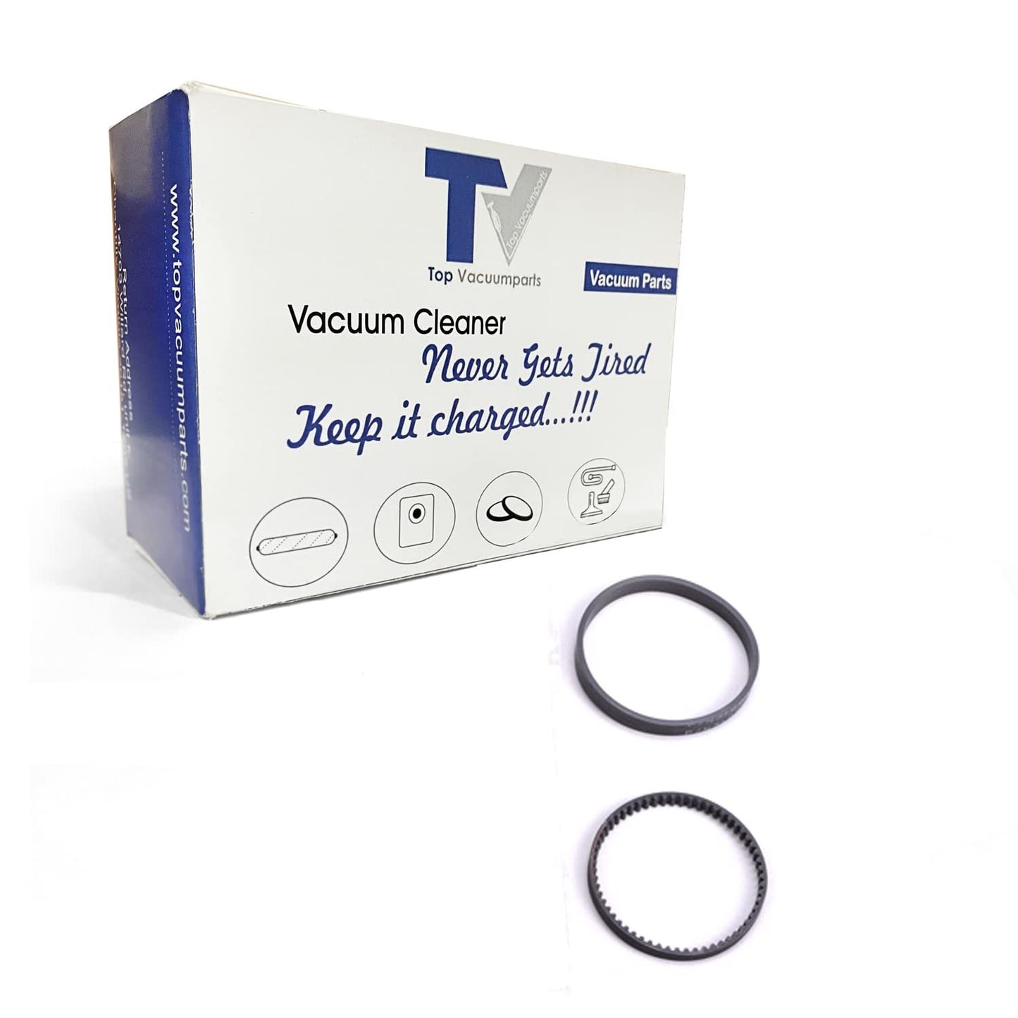 Replacement Part for Bissell Vacuum Cleaner One Brush Belt and One Pump Belt 89104, 8910, 89101, 89102, 89103, 89106, 8910J, 8910W, 8806M, 8806D Models 2PK # Compare to Part 6960W