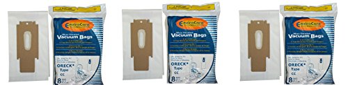 Oreck Vacuum Cleaner hUKeuj Bags To Fit Style CC, and all XL Upright Models, 8 Oreck CC Bags (Pack of 3)