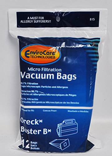EnviroCare Oreck Buster B Hand Held Vacuum Cleaner Bags