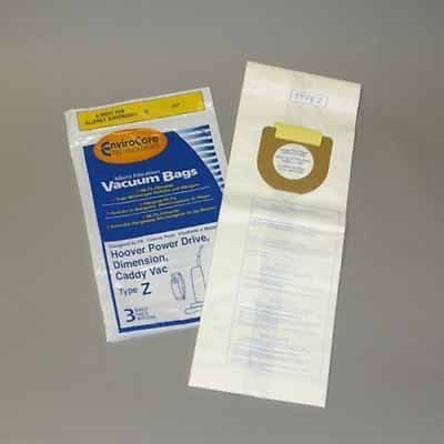 Hoover Vac Type Z Vacuum Bags Microfiltration with Closure -10 Pack
