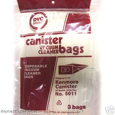 36 DESIGNED TO FIT KENMORE 5011 VACUUM BAGS