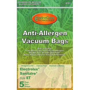 EnviroCare Replacement Allergen Filtration Vacuum Cleaner Dust Bags Made to fit Eureka Sanitaire Style ST Uprights 5 Pack