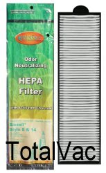 Bissell Vacuum Style 8/14 Hepa Charcoal Filter