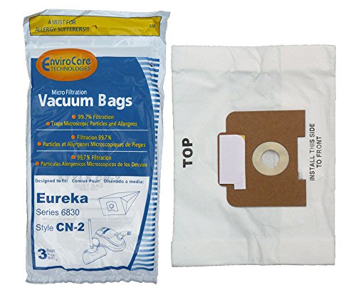 3Eureka CN-2 Microfiltration Vacuum Cleaner Bags 6830