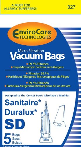Sanitaire SD Bag Generic Allergen 5 Pack