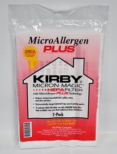 Kirby Allergen Plus Micron Magic Hepa Bags 2 Pk Part - 205814 by Kirby