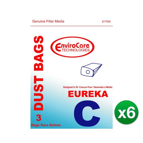 EnviroCare Replacement Vacuum Bag for 52318AA / 817SW / 54921 (6 Pack)