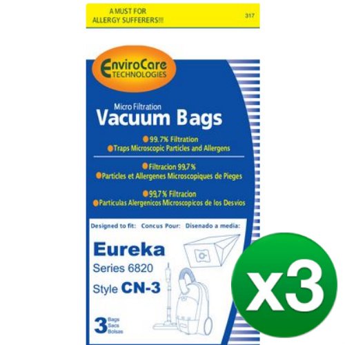 EnviroCare Replacement Vacuum Bag for 61990A / 317 / 61990 (3 Pack)