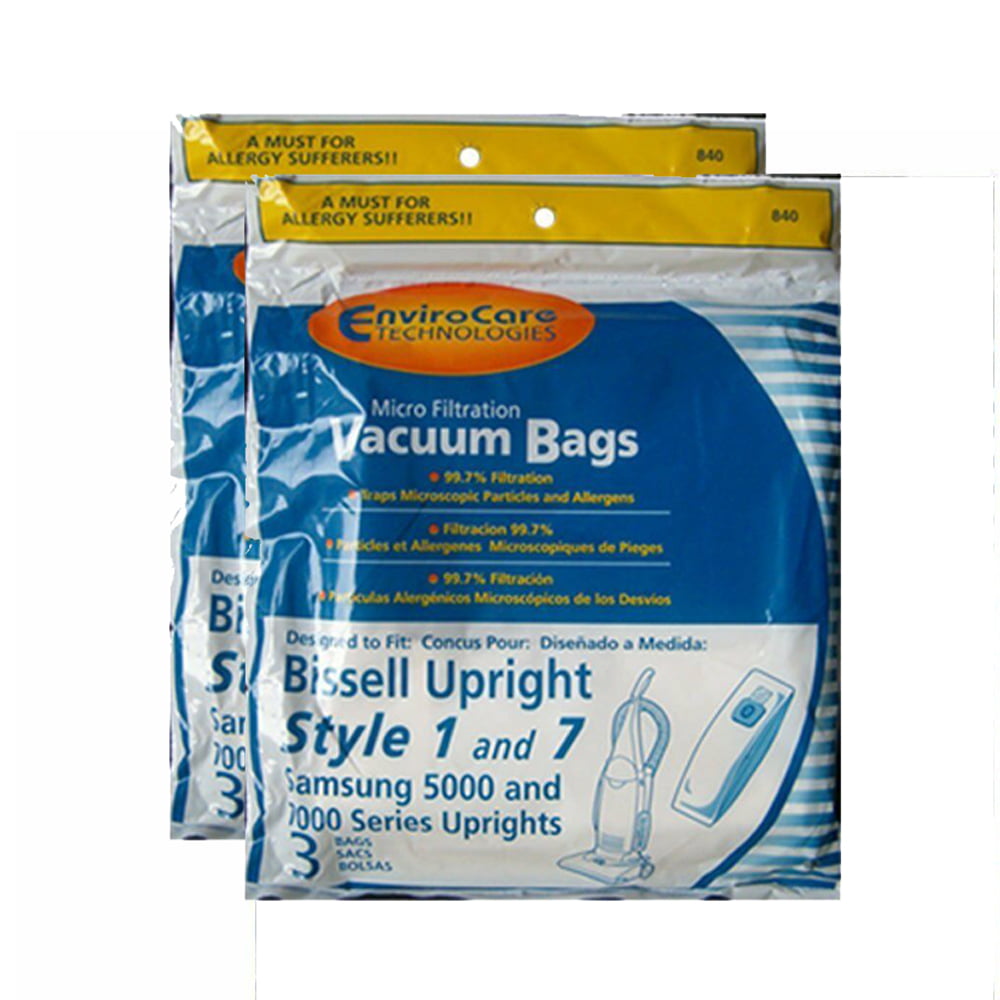 BGU1451T Micro Envirocare Style 1 and 7 Paper Bags 6pk