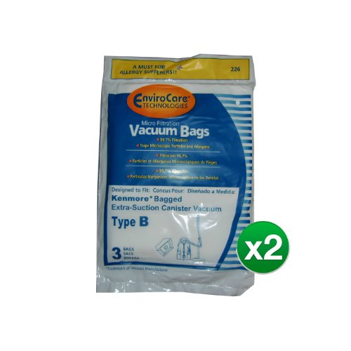 EnviroCare Replacement Vacuum Bag For 85003 / 226 / Style B (2 Pack)